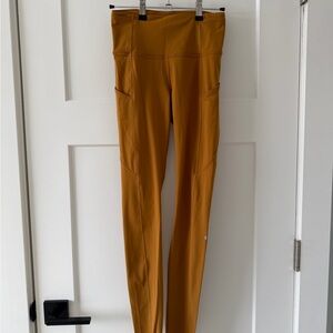 Lululemon Fast and Free High-Rise Tight with Pockets (Spiced Bronze | 4)